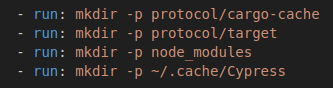 mkdir commands