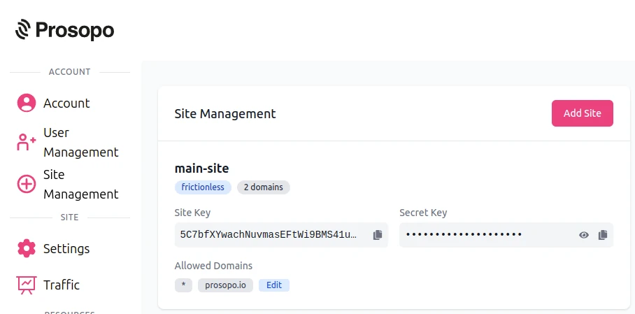 prosopo-user-settings